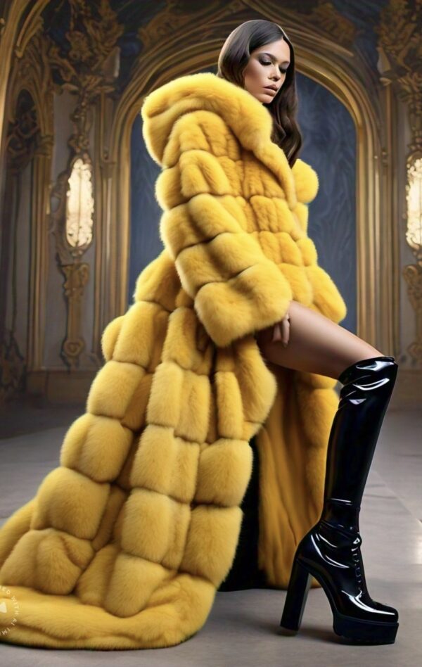 Yellow Fox Coat Directional