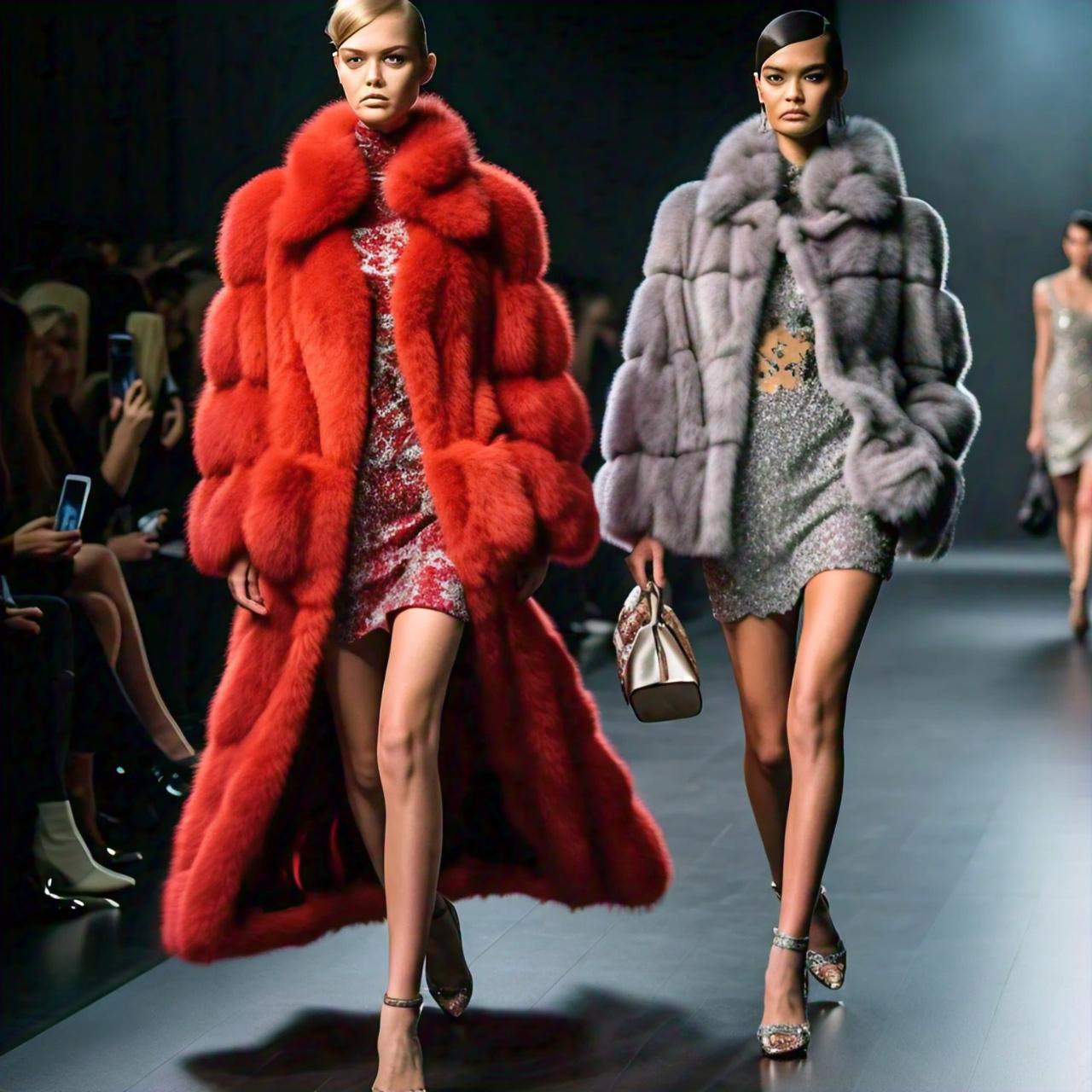 Furs at Fashion Show