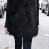 Black Fox Fur Vest 28896 - Image 3