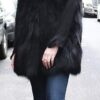 Black Fox Fur Vest 28896 - Image 2