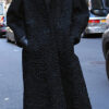Black Persian Fur Coat Size 10-12 #1876 - Image 3