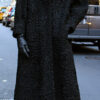 Black Persian Fur Coat Size 10-12 #1876 - Image 4