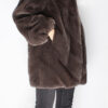 Brown Mink Fur Jacket 5551 - Image 3