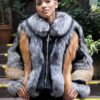 Silver & Red Fox Jacket 9595 - Image 4