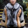 Silver & Red Fox Jacket 9595 - Image 5