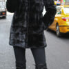 Horizontal Ranch Mink Fur Jacket with Hood 3339 - Image 4