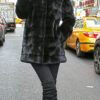 Horizontal Ranch Mink Fur Jacket with Hood 3339 - Image 5