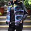 Multi Color Rex Rabbit Fur Vest 646464 - Image 6