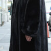 Full Length Classic Designer Ranch Mink Fur Coat Shawl Collar Turn Back Cuffs #316 - Image 2