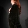 Mahogany Knit MInk Fur Cape 7888 - Image 3