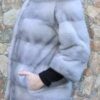 Designer Sapphire Mink Fur Jacket Horizontal Design 66778 - Image 4
