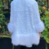 White Rex Rabbit Tibetan Lamb Trim 2928 - Image 2